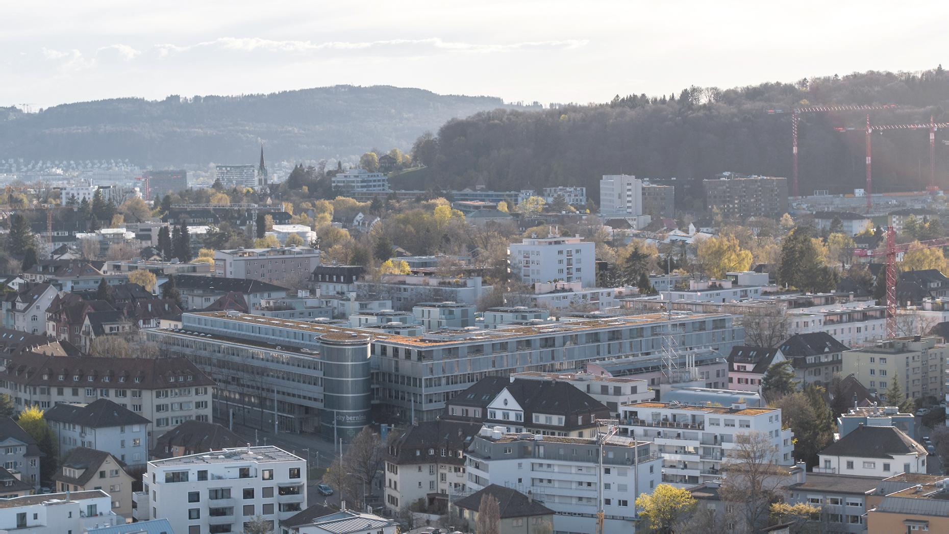 Luftaufnahme Campusgebäude 